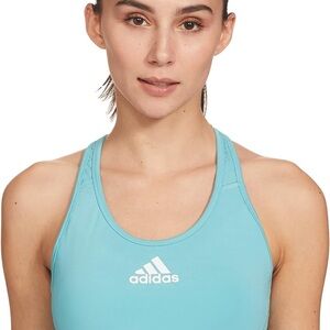 New! adidas DRST Ask Medium Impact Aeroready Training Sports Bra Sz XS NWT Teal
